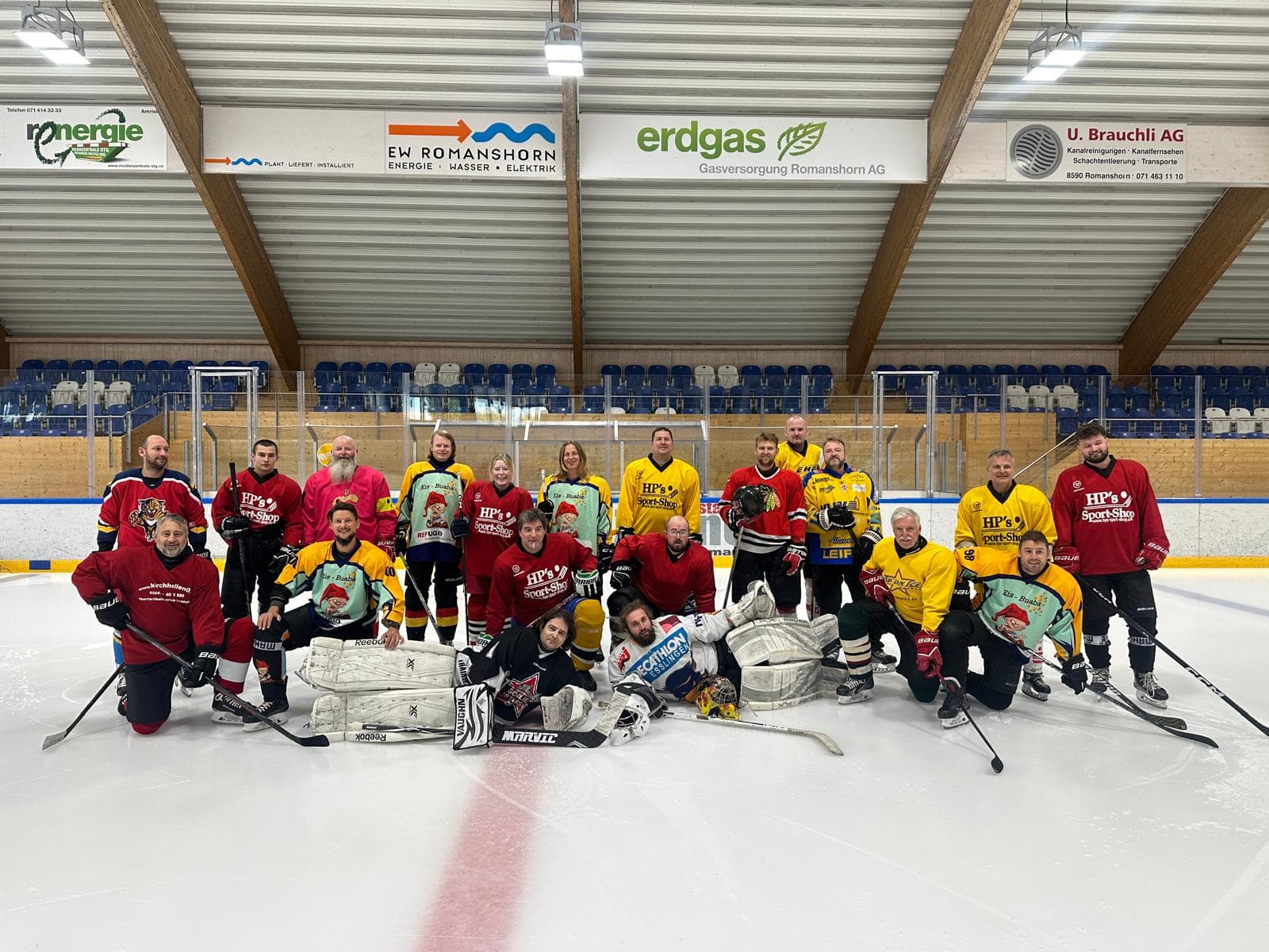 Eis-Buaba starten nach dem Trainingslager in die Wintersaison