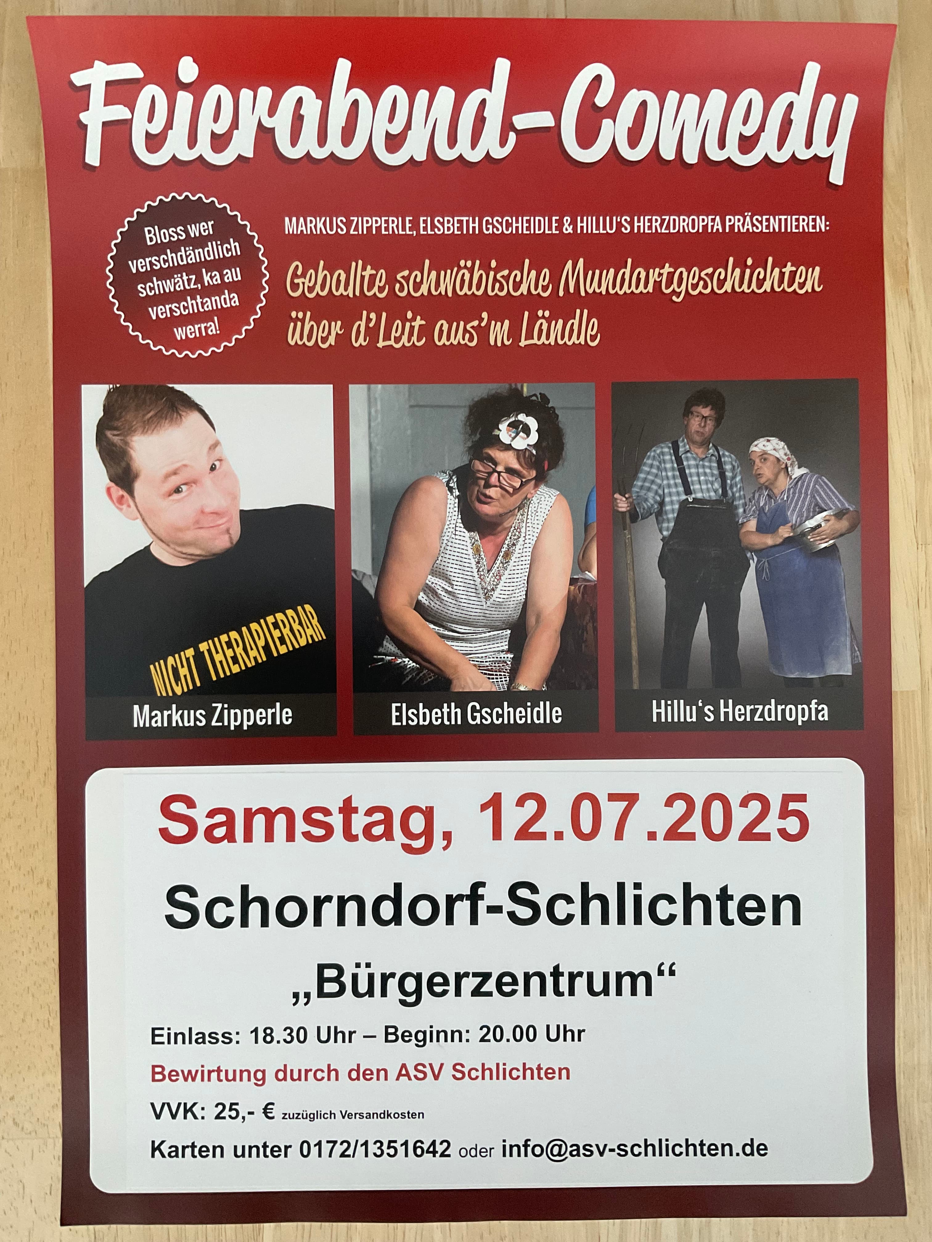 Comedy-Veranstaltung (AUSVERKAUFT)