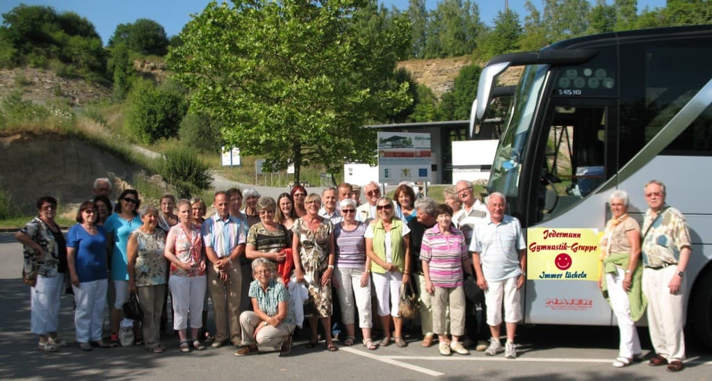 Jubiläumsausflug der Jedermann-Gymnastikgruppe